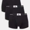 Calvin Klein CK 96 3 Pack Cotton Trunks In Black For Men