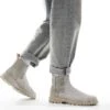 Calvin Klein Jeans Eva Suede Chelsea Boots In Grey For Men