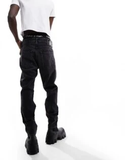 Calvin Klein Jeans Dad Jeans In Black For Men Black Wash