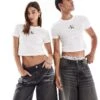 Calvin Klein Jeans Pride Unisex Baby Tee In White For Men