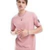 Calvin Klein Jeans Badge T-shirt In Pink For Men Rose Dusk