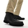 Calvin Klein Jeans Eva Mid Lace Up Boots In Black For Men Triple Black