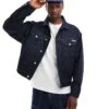 Calvin Klein Jeans Relaxed Denim Jacket In Indigo Denim For Men Denim Dark