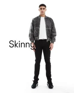 Calvin Klein Jeans Skinny Jeans In Black For Men Denim Black