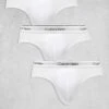 Calvin Klein Modern Cotton 3 Pack Hip Brief In White For Men