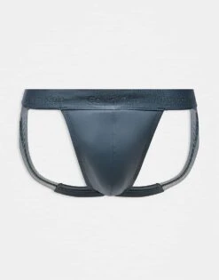 Calvin Klein Sculpt Jock Strap In Grey For Men