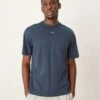 Calvin Klein Nano Logo T-shirt In Blue For Men Ink