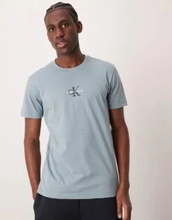 Calvin Klein Jeans Monologo T-shirt In Grey For Men Lead