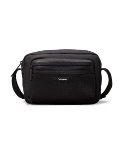 Calvin Klein Crossbody Bag In Black Rubberized For Men