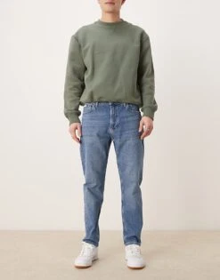 Calvin Klein Jeans Dad Jeans In Mid Wash For Men Denim Medium