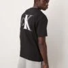 Calvin Klein Jeans Bold Ck Backprint T-shirt In Black For Men Ck Black