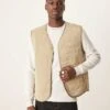 Calvin Klein Jeans Quilted Gilet In Beige For Men Tree House